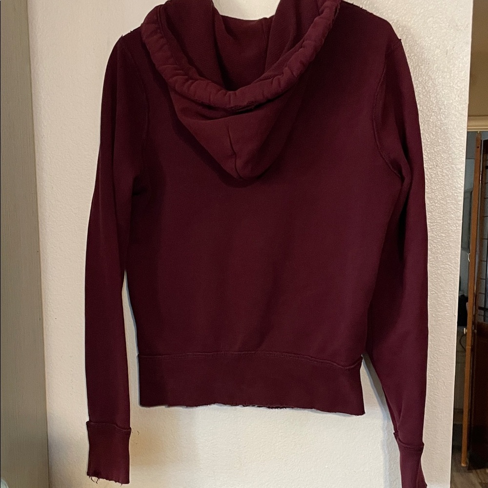 Hollister Maroon Hoodie - Picture 2 of 4